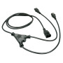 LINDY Rallonge secteur C14 vers 2x C13, 2m