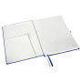 Cahier couverture rigide a4 ligne style leitz , ligne , bleu