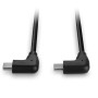 LINDY Câble USB 2.0 Type C vers C coudé, 0.5m