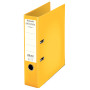 Classeur a levier a4 pp 80mm chromos plus esselte, jaune
