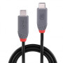 LINDY Câble USB4 240W Type C vers C, 40Gbit s, Anthra Line, 2m