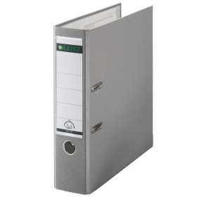 Classeur a levier 180° 80 mm, leitz standard, gris