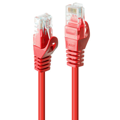 LINDY Câble réseau Rouge Cat.6 U UTP, 0.3m