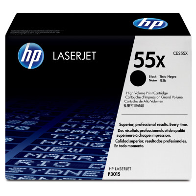 Hp toner cartridge ce255x black ( no.55x )