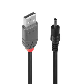 Lindy câble usb 2.0 type a vers dc 3.5mm 1.35mm, 1.5m