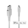 LINDY Câble USB Type A vers Lightning Blanc, 3m