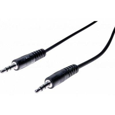 Cordon stéreo Jack 3.5 mm noir - 15 m