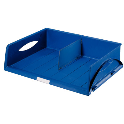 Corbeille a courrier a3 jumbo sorty leitz, bleu