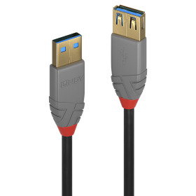 LINDY Rallonge USB 3.2 type A, 5Gbit s, Anthra Line, 2m