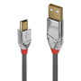 LINDY Câble USB 2.0 Type A vers Mini-B, Cromo Line, 7.5m