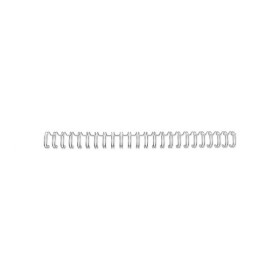 Peignes metalliques A5 WIREBIND GBC 6mm , Lot de 100, Argent