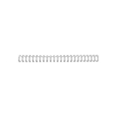 Peignes metalliques A5 WIREBIND GBC 6mm , Lot de 100, Argent