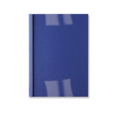 Couverture de reliure thermique 1,5mm A4 GBC LeatherGrain, Lot 100, Bleu