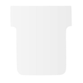 Fiches T Indice 2 Nobo, Lot de 100, Blanc