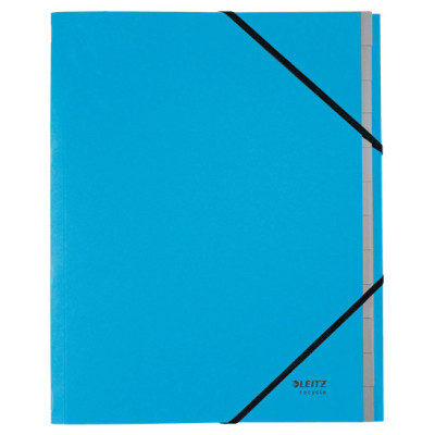 Trieur en carton 12 touches RE CYCLE Leitz, neutre en CO2, Bleu