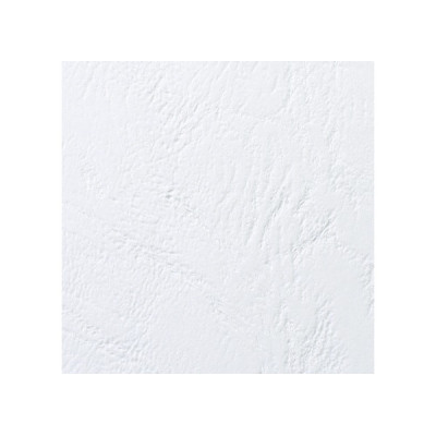 Plat de couVerture grain cuir  GBC LeatherGrain, A5 Blanc, (x100)