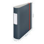 Classeur a levier Active Polyfoam dos 82mm COSY Leitz, gris