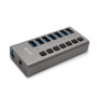 Hub I-tec 7 Ports USB + adaptateur secteur 36W