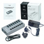 Hub I-tec 7 Ports USB + adaptateur secteur 36W