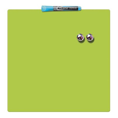 Tableau memo carre 360 x 360 mm Nobo, Vert