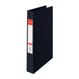 Classeur 4 anneaux carton recouvert pp standard 35 mm vivida esselte, noir