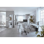 Corbeille a courrier dual wow leitz, blanc noir