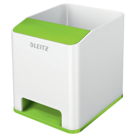 Pot a crayon booster de son dual wow leitz , blanc vert
