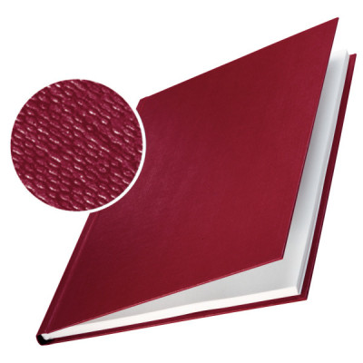 Chemise pour reliure rigide A4 IMPRESSBIND Leitz 10,5mm, Boite 10, Bordeaux