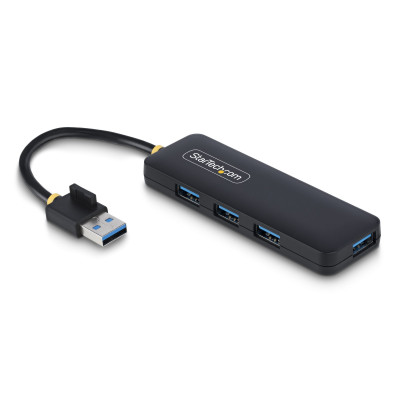 StarTech.com Hub USB-A 4 Ports, 5Gbps, Alimenté par Bus, Splitter USB 3.0 Multip