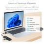 StarTech.com Hub USB-A 4 Ports, 5Gbps, Alimenté par Bus, Splitter USB 3.0 Multip