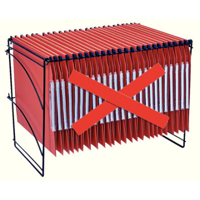 Panier a dossiers suspendus homeclass vide esselte,
