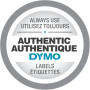 Etiquettes Dymo  S0722380 permanent 28 X 89 mm couleurs assorties