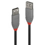LINDY Rallonge USB 2.0 type A, Anthra Line, 1m