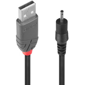 LINDY Câble USB 2.0 Type A vers DC 2.5mm 0.7mm, 1.5m
