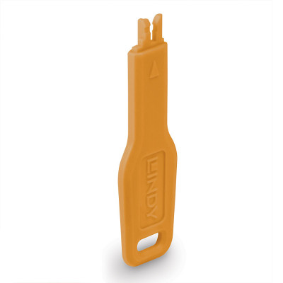 LINDY Clé pour bloqueur de port RJ45, orange