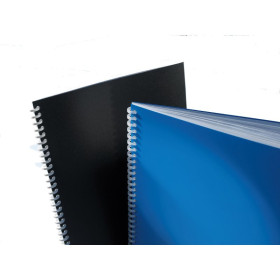 Plat de couVerture A4 GBC Opaque, Lot 100, A4 Noir