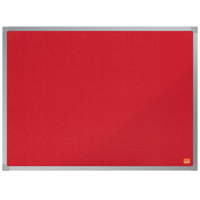 Tableau feutre 600x450mm essence nobo , rouge