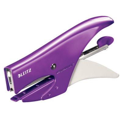 Pince-agrafeuse metal wow leitz n°10 , boite, violet