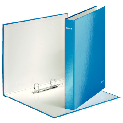 Classeur 2 anneaux plastifie A4 25mm WOW Leitz, Bleu