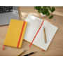 Cahier relie HC format M (A5) COSY Leitz, ligne, Jaune