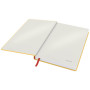 Cahier relie HC format M (A5) COSY Leitz, ligne, Jaune