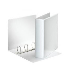 Classeur 4 anneaux personnalisable a4 50mm essentials esselte, blanc