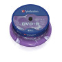 Dvd+r verbatim - 4.7 go   120 min 16x - 25 pièces en cloche