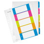 Intercalaire imprimable, pp, extra-large 5 touches wow leitz, multicolore