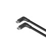 LINDY Câble USB 3.2 type C vers C coudé, 10Gbit s, 1m
