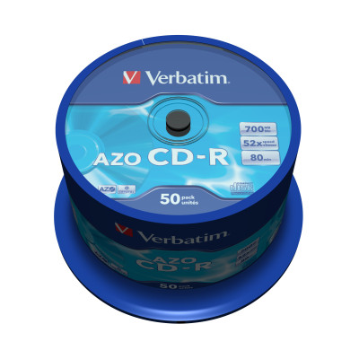 Cd-r vierge 700 mo verbatim 43343 50 pc(s) tour