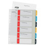 Intercalaire imprimable 1-6 COSY Leitz, Multicolore