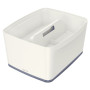 Mybox organiseur avec poignee, format large wow leitz , blanc