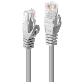 LINDY Câble réseau par 50 pièces Gris Cat.5e U UTP, 2m