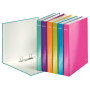 Classeur 2 anneaux plastifie A4 25mm WOW Leitz, Assortis